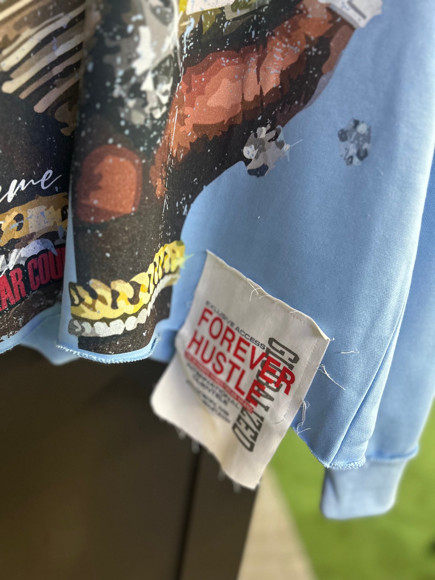 Baby Blue “Money Grip” Hoodie